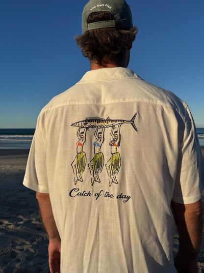 PRE-ORDER - Catch Of The Day Button Up - Delivery Expected Late September