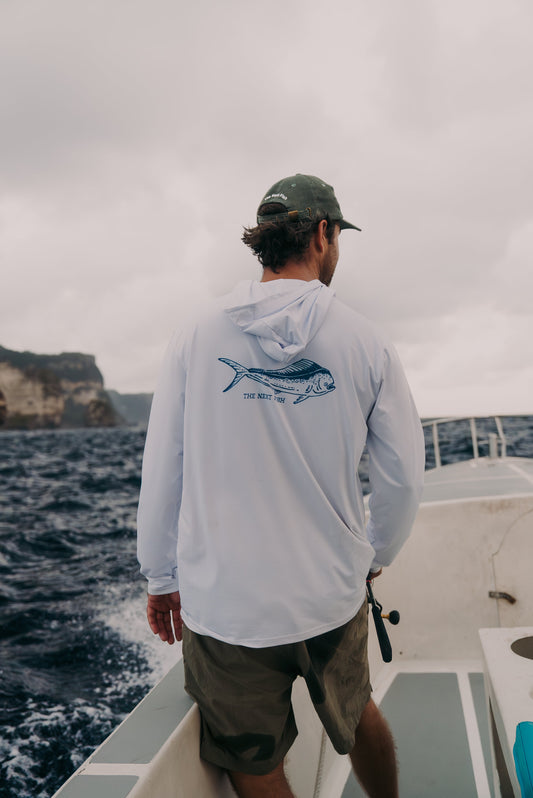 Hooded Mahi Mahi Performance Fishing Shirt